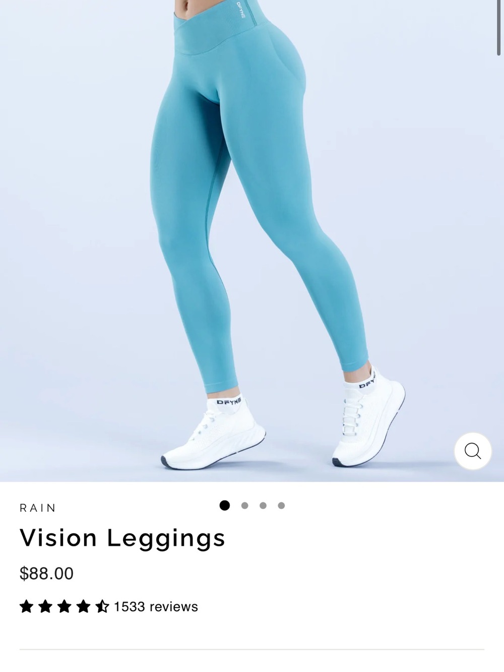 DFYNE Vision Leggings in Rain Blue